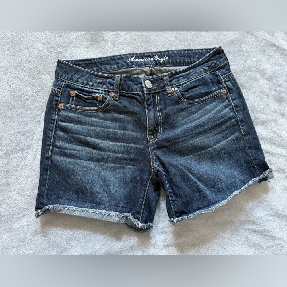 American Eagle Outfitters Dark Blue Jean Shorts